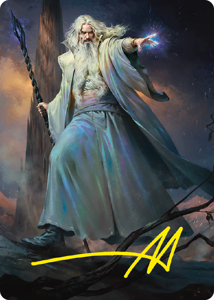 Saruman of Many Colors - Art Series (Gold-Stamped Signature) (ALTR)