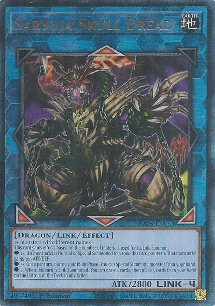 Saryuja Skull Dread (PUR) - RA05-EN053 - Prismatic Ultimate Rare - 1st Edition