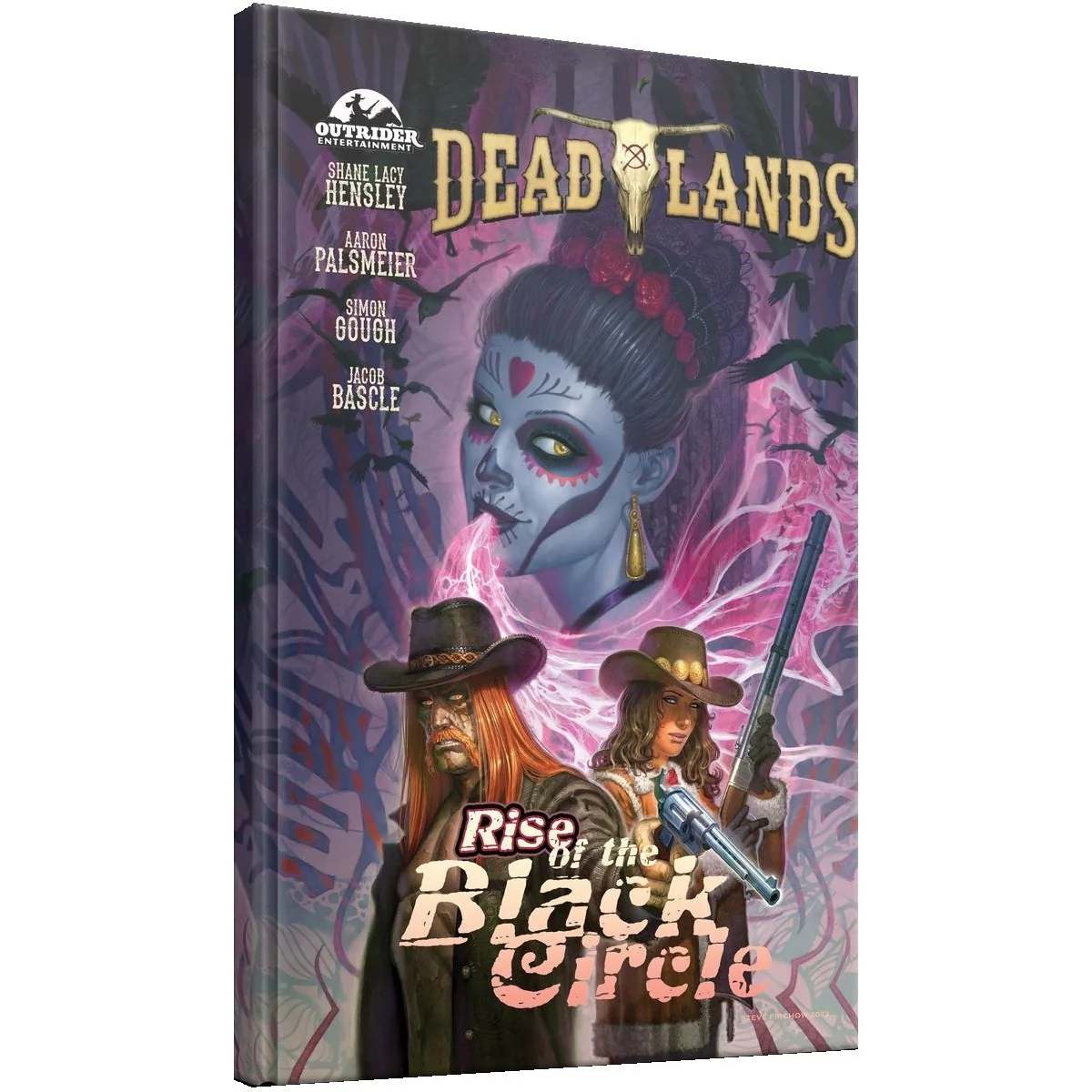 Savage Worlds: Adventure Edition (SWADE) RPG - Deadlands: The Weird West - Rise of the Black Circle Graphic Novel (HC)