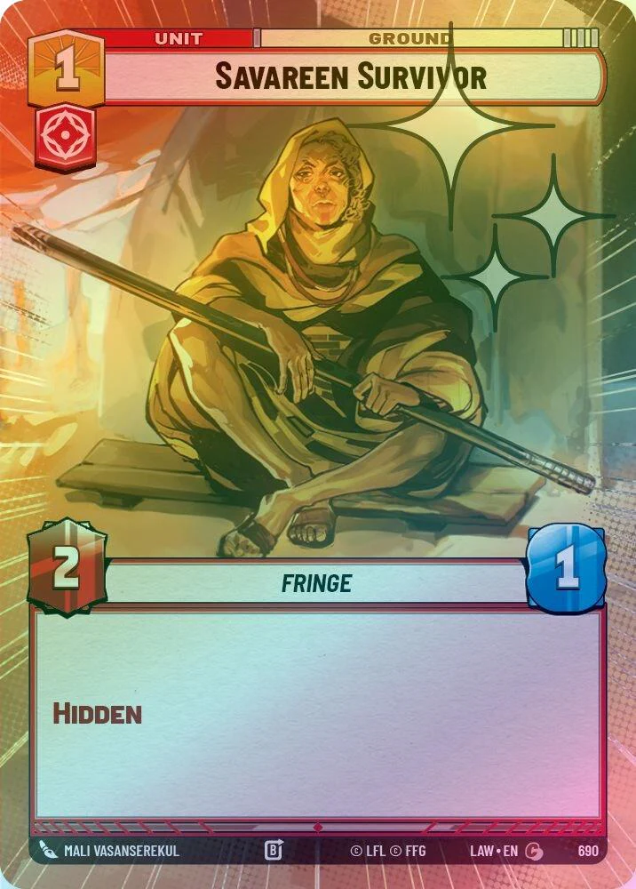 Savareen Survivor (Hyperspace Foil) - 690 - Common (Foil)