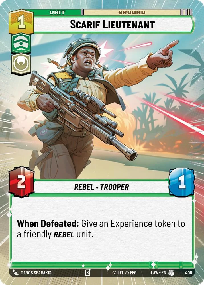 Scarif Lieutenant (Hyperspace) - 406 - Uncommon