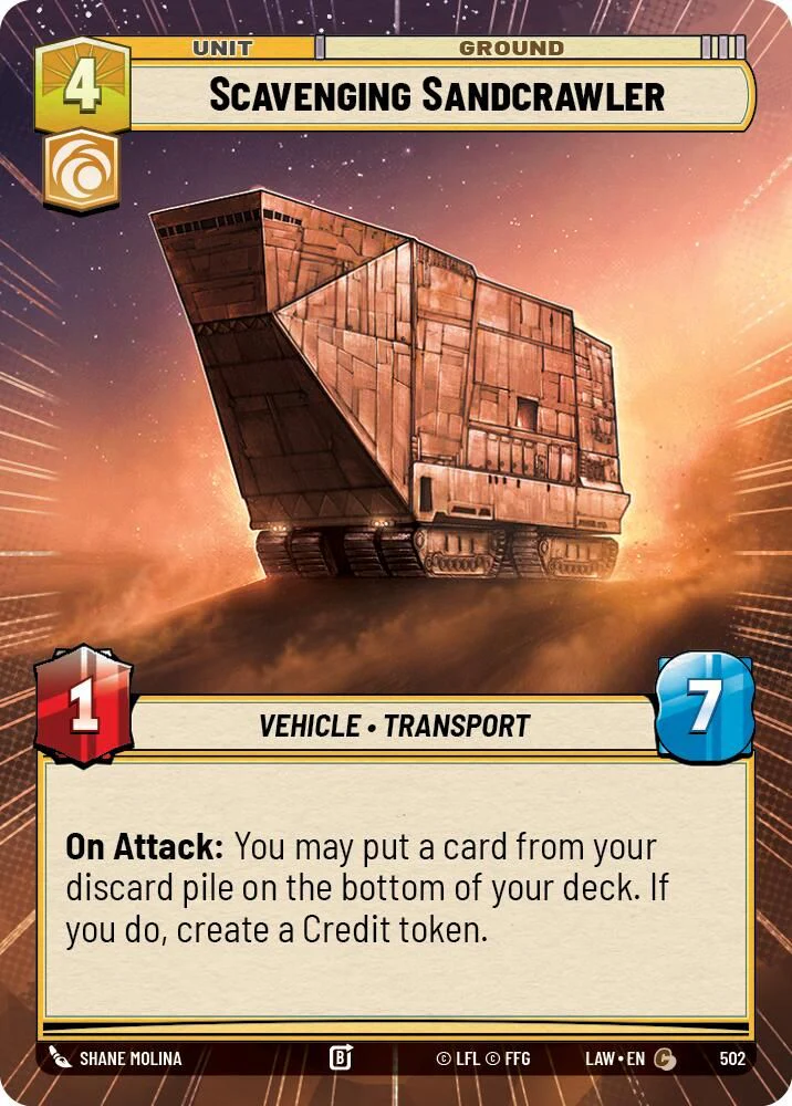 Scavenging Sandcrawler (Hyperspace) - 502 - Common
