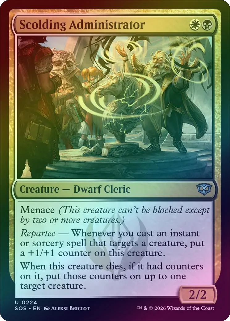Scolding Administrator (Foil) (SOS)
