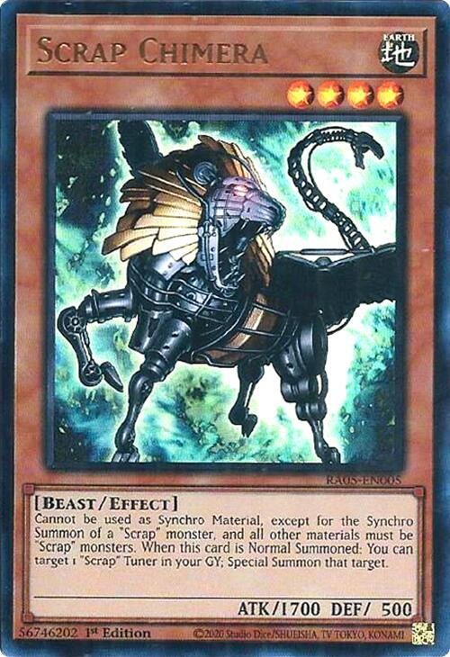 Scrap Chimera (Ultra Rare) - RA05-EN005 - Ultra Rare - 1st Edition