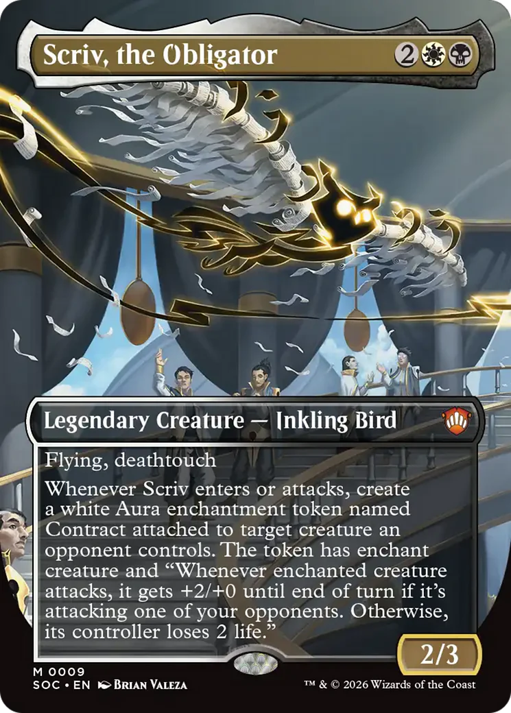 Scriv, the Obligator - Borderless (SOC)