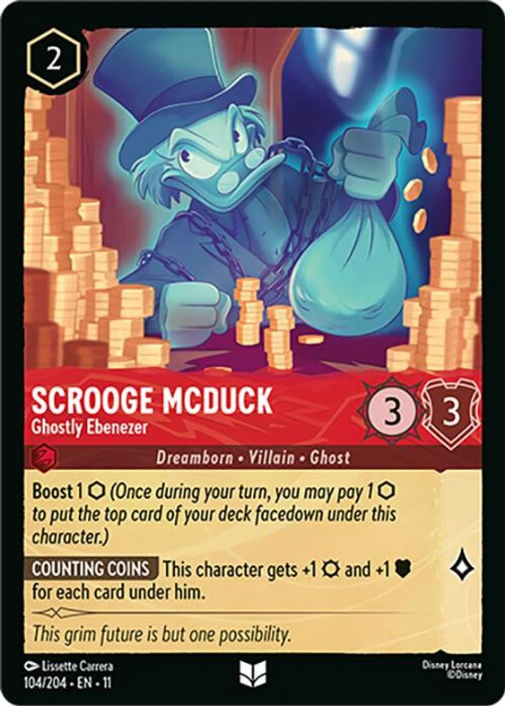 Scrooge McDuck (Ghostly Ebenezer) - 104/204 - Uncommon
