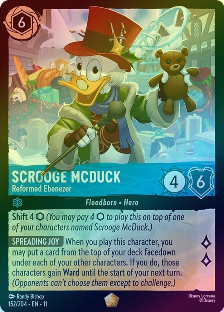 Scrooge McDuck (Reformed Ebenezer) - 152/204 - Legendary (Foil)