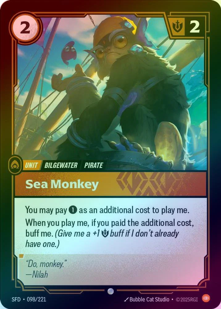 Sea Monkey - 098/221 - Common (Foil)