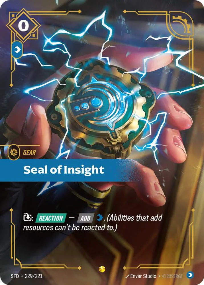 Seal of Insight (Overnumbered) - 229/221 - Showcase
