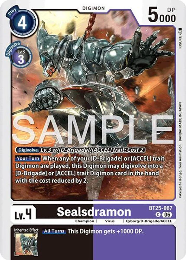 Sealsdramon - BT25-067 - Common