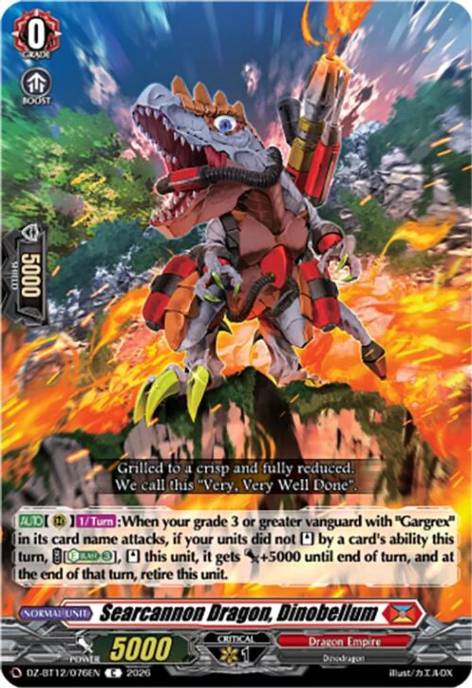 Searcannon Dragon, Dinobellum - DZ-BT12/076EN - Common
