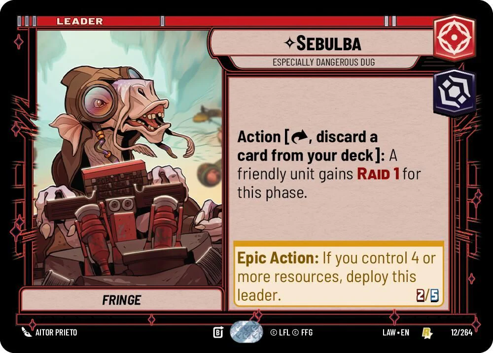 Sebulba - Especially Dangerous Dug - 12/264 - Rare