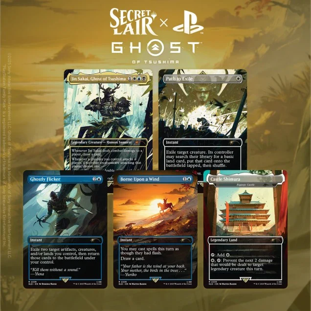 Secret Lair Drop Series - Secret Lair x Playstation: Ghost of Tsushima (Non-Foil Edition)