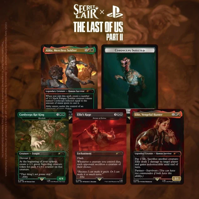 Secret Lair Drop Series - Secret Lair x Playstation: The Last of Us Part 2 (Non-Foil Edition)