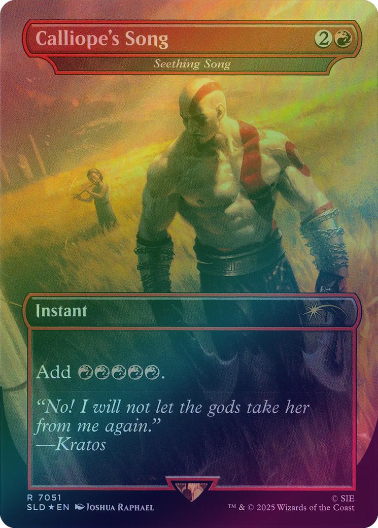 Calliope's Song // Seething Song - God Of War: Greek (Rainbow Foil) (SLD)