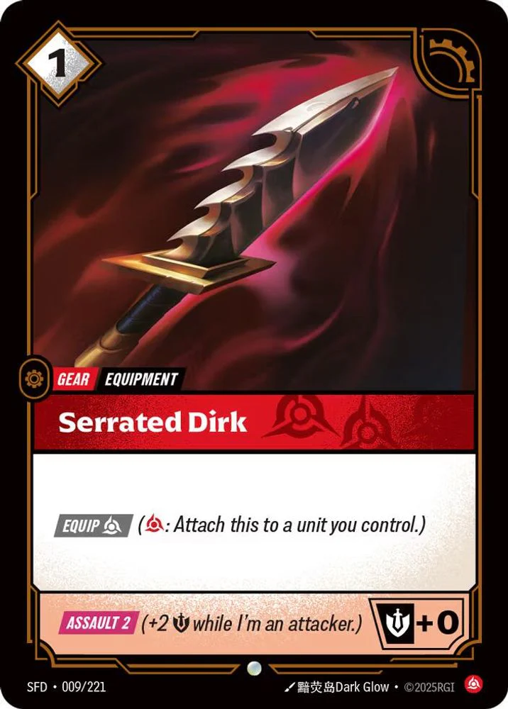 Serrated Dirk - 009/221 - Common
