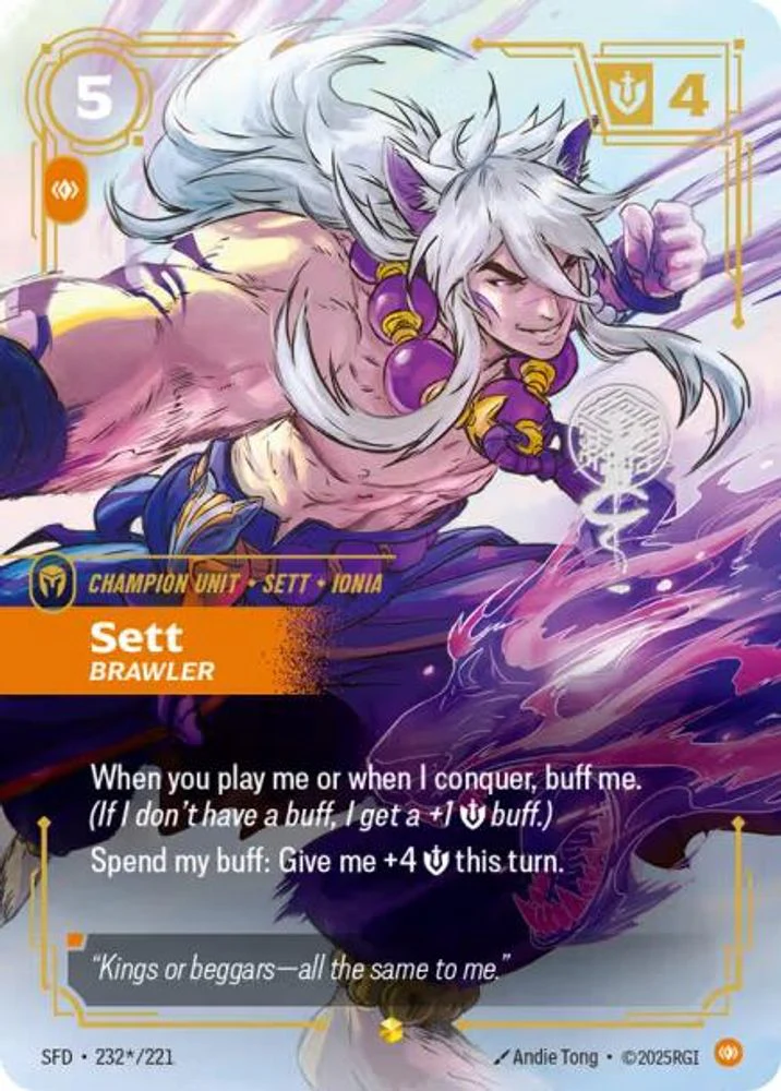 Sett - Brawler (Signature) - 232*/221 - Showcase