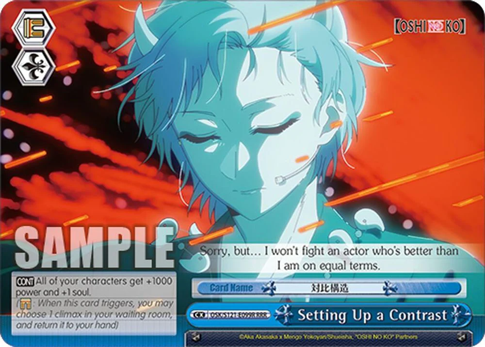 Setting Up a Contrast (RRR) - OSK/S121-E099RRRR - Triple Rare
