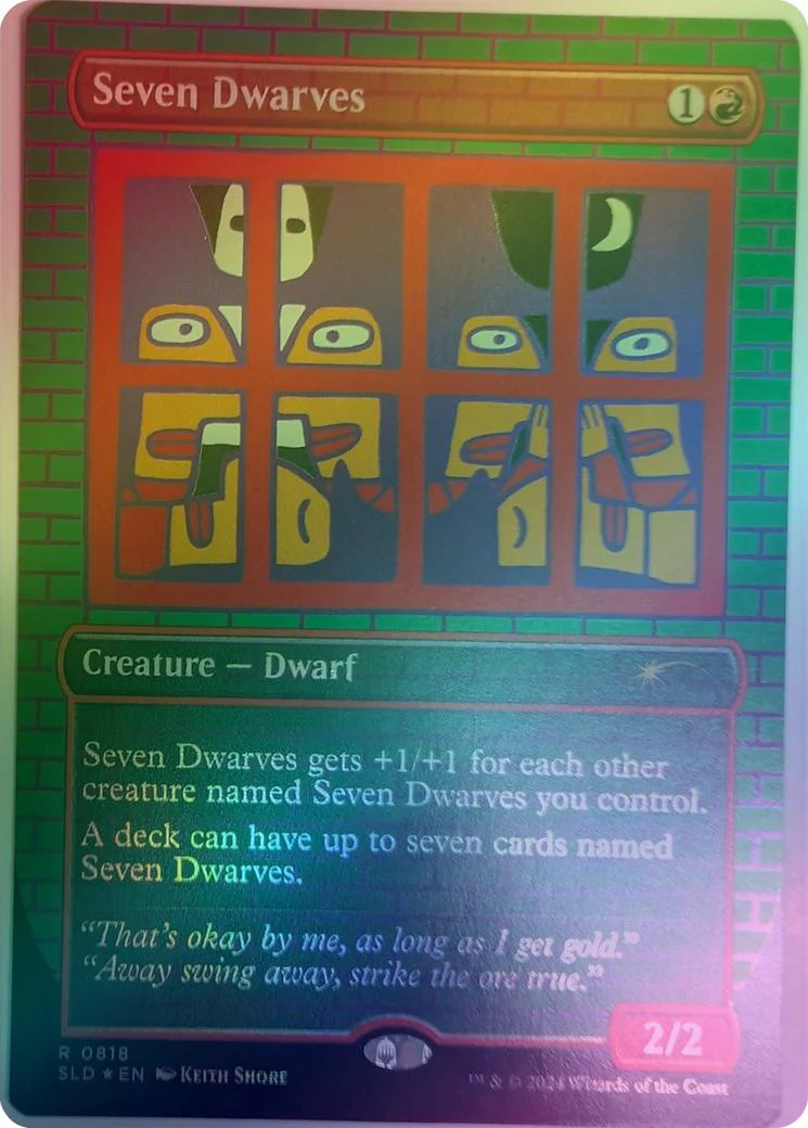 Seven Dwarves - Borderless (0818) (Foil) (SLD)