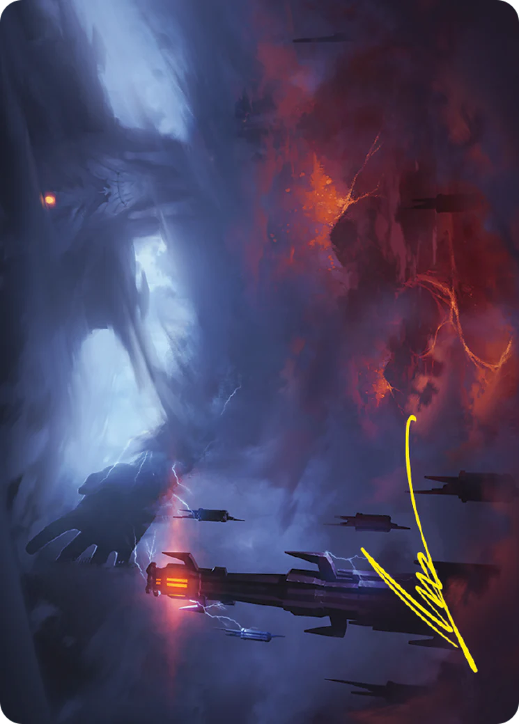 Shadow of the Enemy - Art Series (Gold-Stamped Signature) (ALTR)
