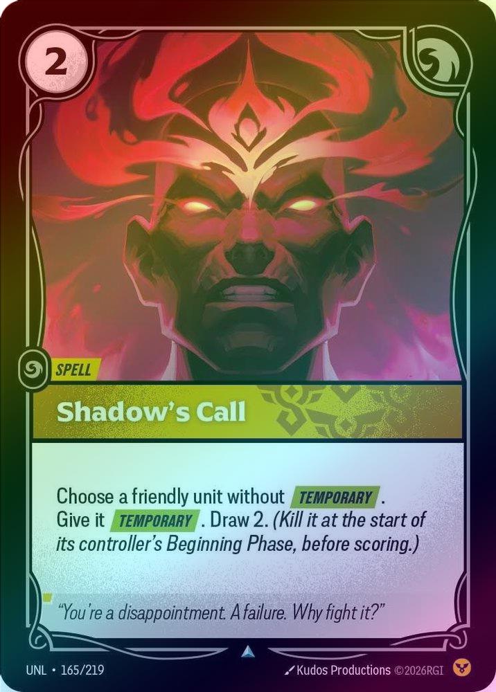 Shadow's Call - 165/219 - Uncommon (Foil)