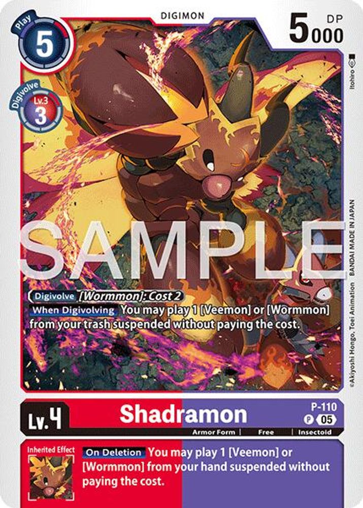 Shadramon - P-110 (Block 5 Reprint) - P-110 - Promo