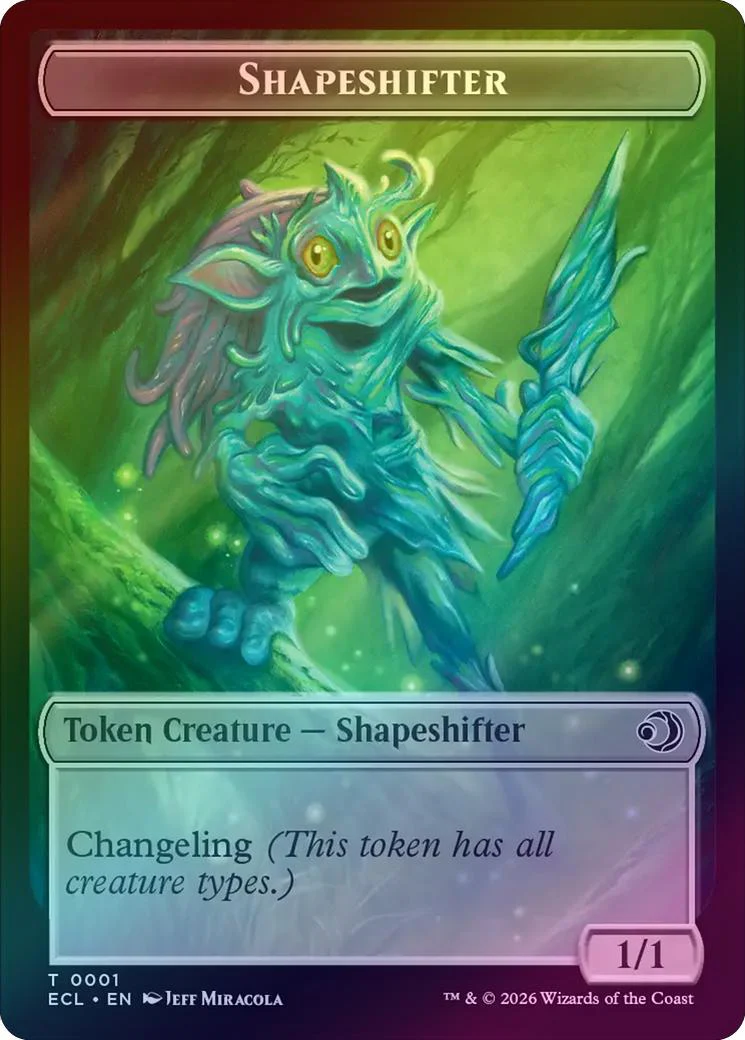 Shapeshifter // Merfolk Token (Foil) (TECL)