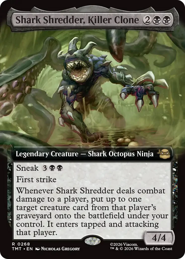 Shark Shredder, Killer Clone - Extended Art (TMT)