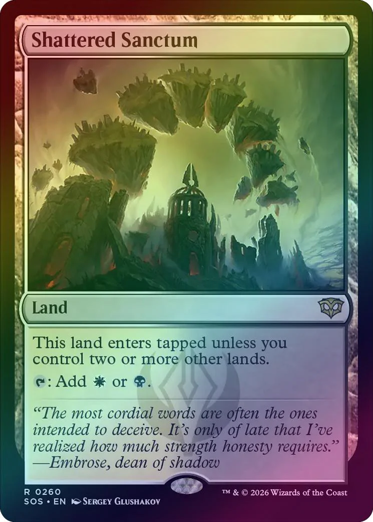 Shattered Sanctum (Foil) (SOS)