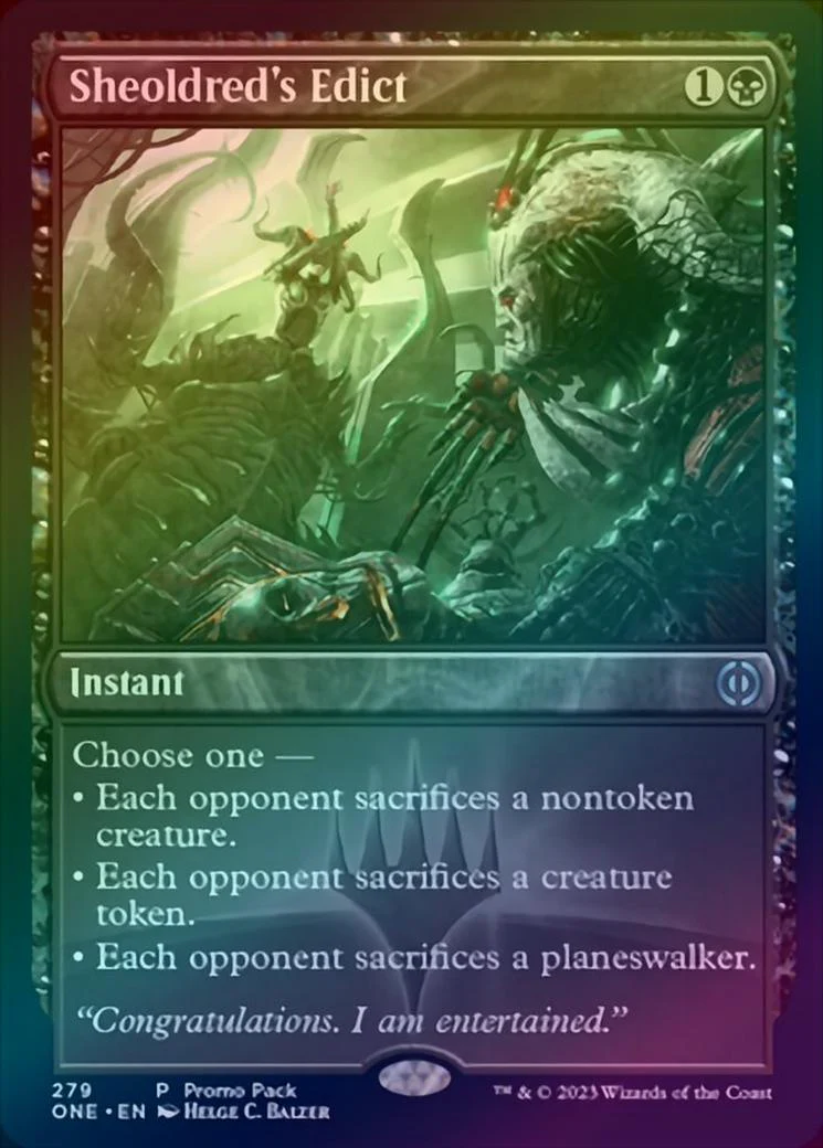Sheoldred's Edict - Promo Pack (Foil) (ONE)