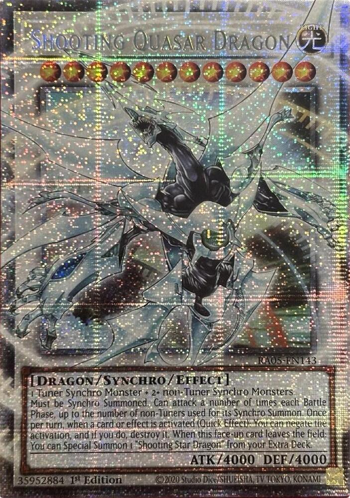Shooting Quasar Dragon (Overframe) - RA05-EN143 - Starlight Rare - 1st Edition