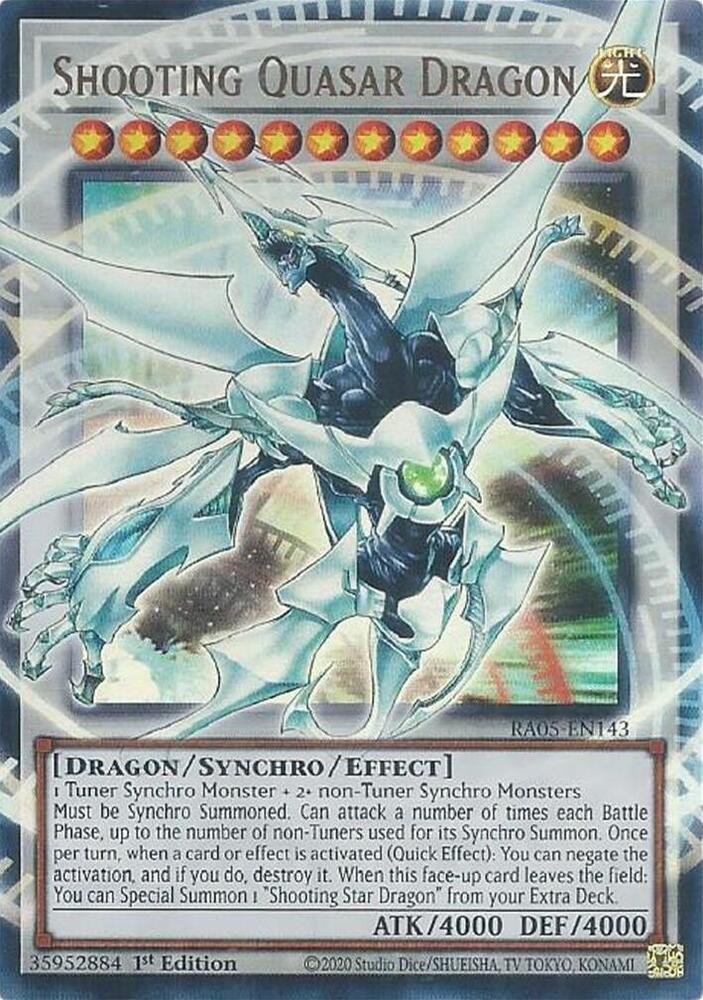 Shooting Quasar Dragon - RA05-EN143 - Ultra Rare - 1st Edition