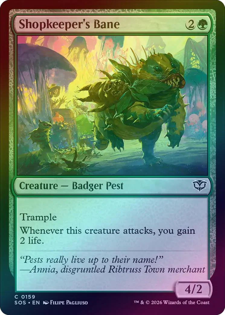 Shopkeeper's Bane (Foil) (SOS)