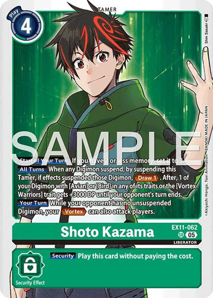 Shoto Kazama - EX11-062 - Super Rare