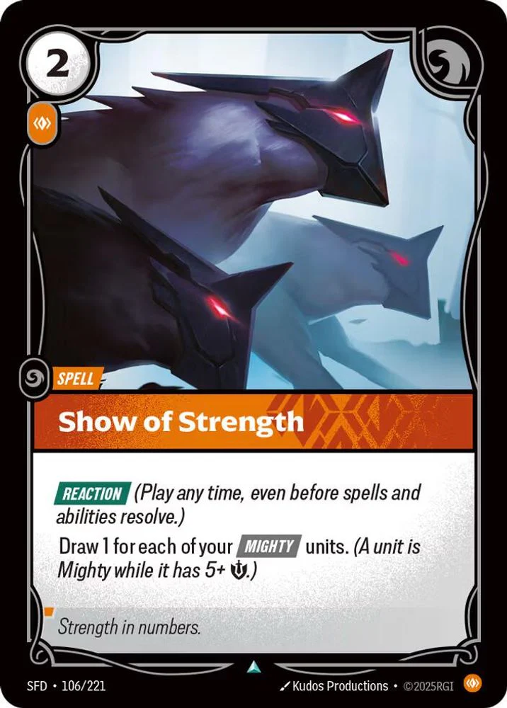 Show of Strength - 106/221 - Uncommon