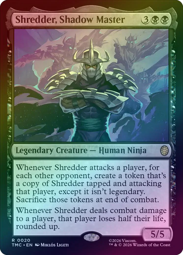 Shredder, Shadow Master (Surge Foil) (TMC)