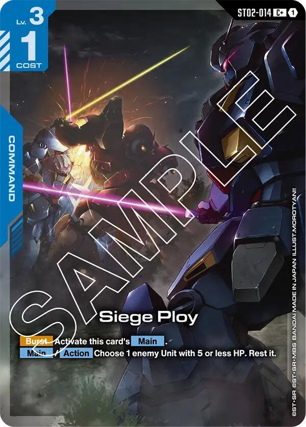 Siege Ploy (C+) (Alternate Art) - ST02-014 - Common+