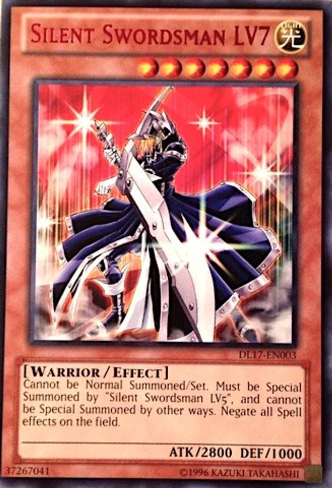 Silent Swordsman LV7 (Red) - DL17-EN003 - Rare