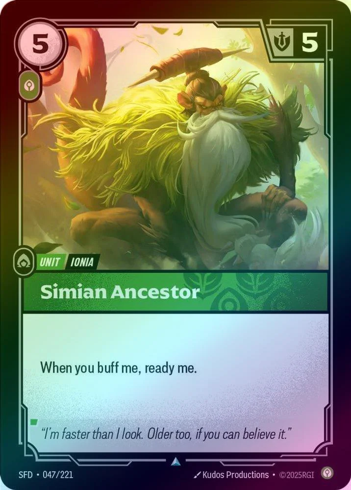 Simian Ancestor - 047/221 - Uncommon (Foil)
