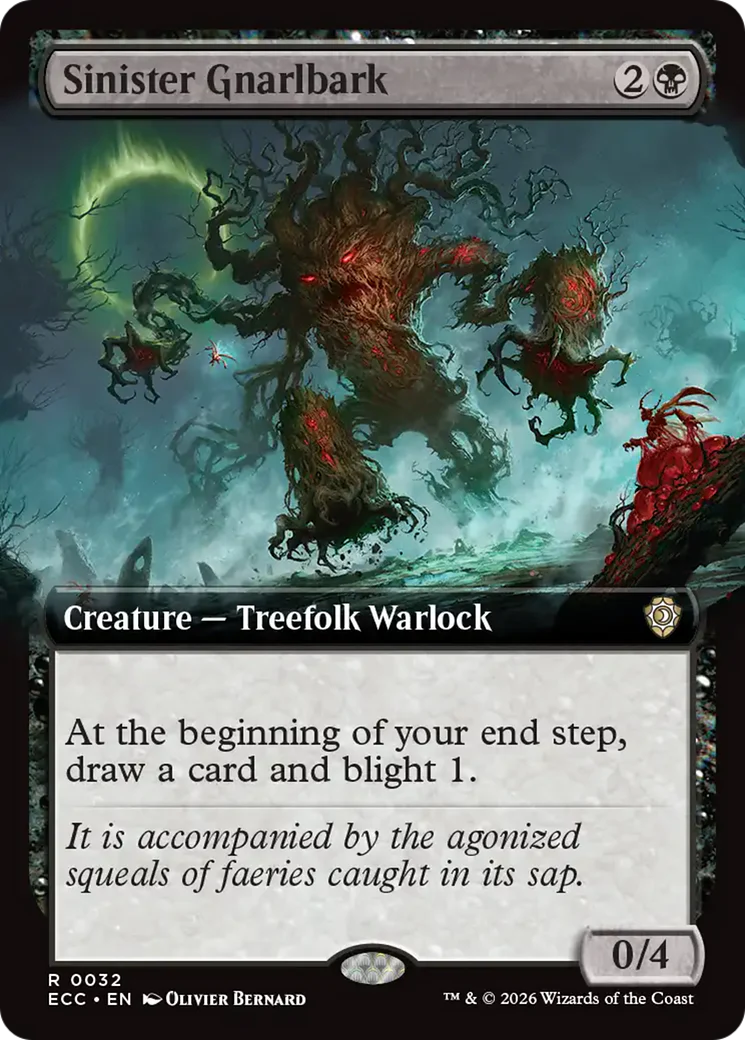 Sinister Gnarlbark - Extended Art (ECC)
