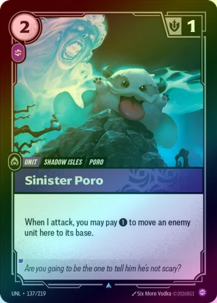 Sinister Poro - 137/219 - Uncommon (Foil)
