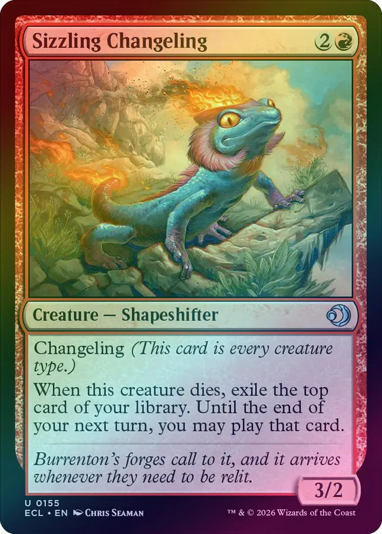 Sizzling Changeling (Foil) (ECL)