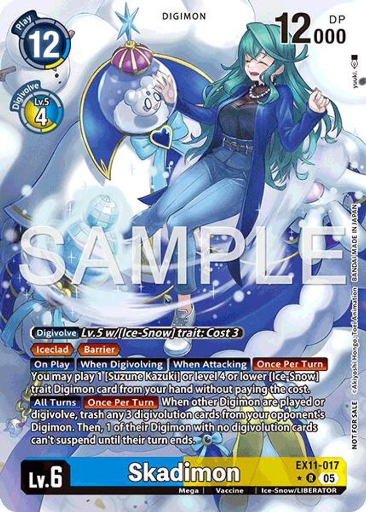 Skadimon (Box Topper) - EX11-017 - Rare