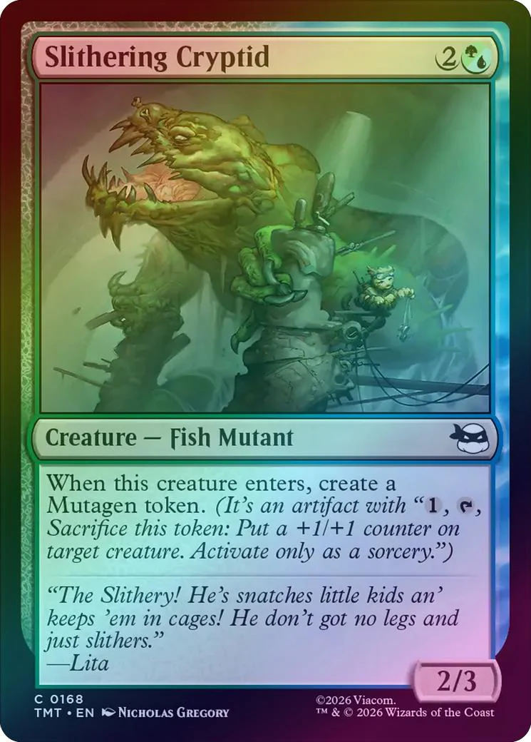 Slithering Cryptid (Foil) (TMT)