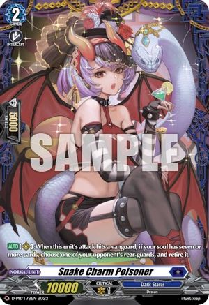 Snake Charm Poisoner (Frame Rare) - D-PR/172EN - Promo