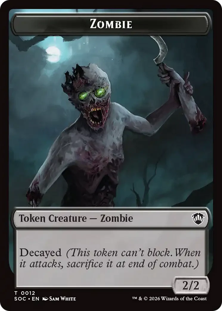 Snake // Zombie Token (TSOC) - Image 2