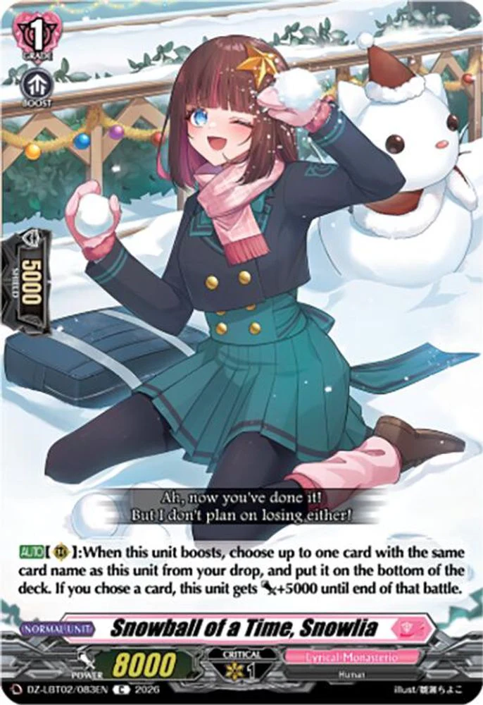Snowball of a Time, Snowlia - DZ-LBT02/083EN - Common