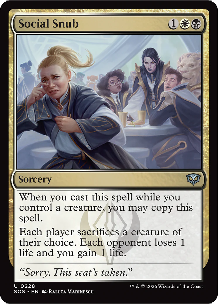 Social Snub (SOS)