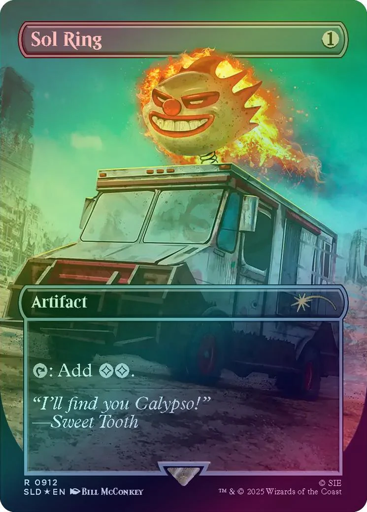 Sol Ring - Secret Lair X Playstation (Rainbow Foil) (SLD)