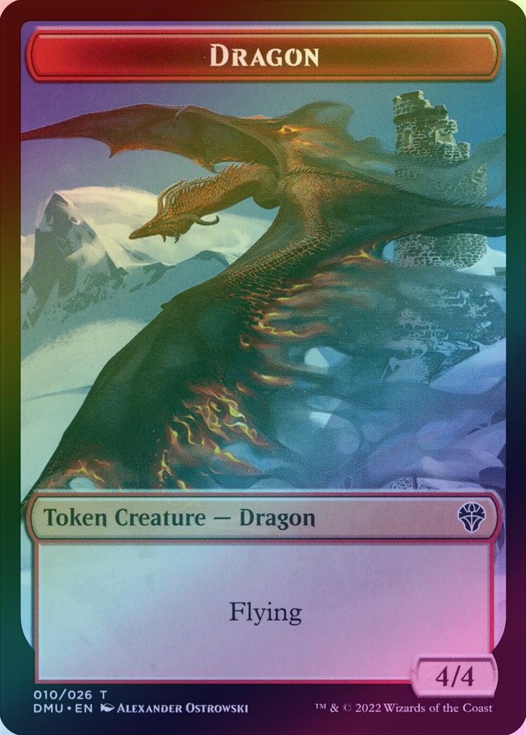 Soldier // Dragon Token (Foil) (TDMU) - Image 2
